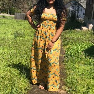Yellow Maxi Dress